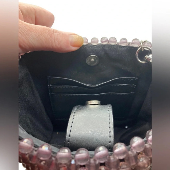 BOUFFANTS & BROKEN HEARTS Kendra Dandy Hand-Beaded Artisan Skull Bag NEW NWT - Picture 12 of 16